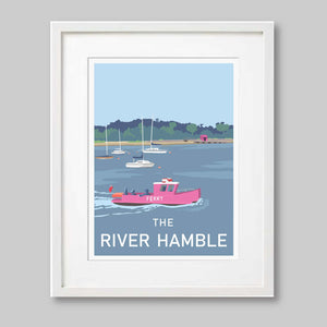 The Hamble River Print