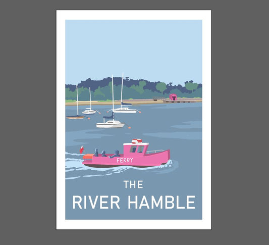 The Hamble River Print