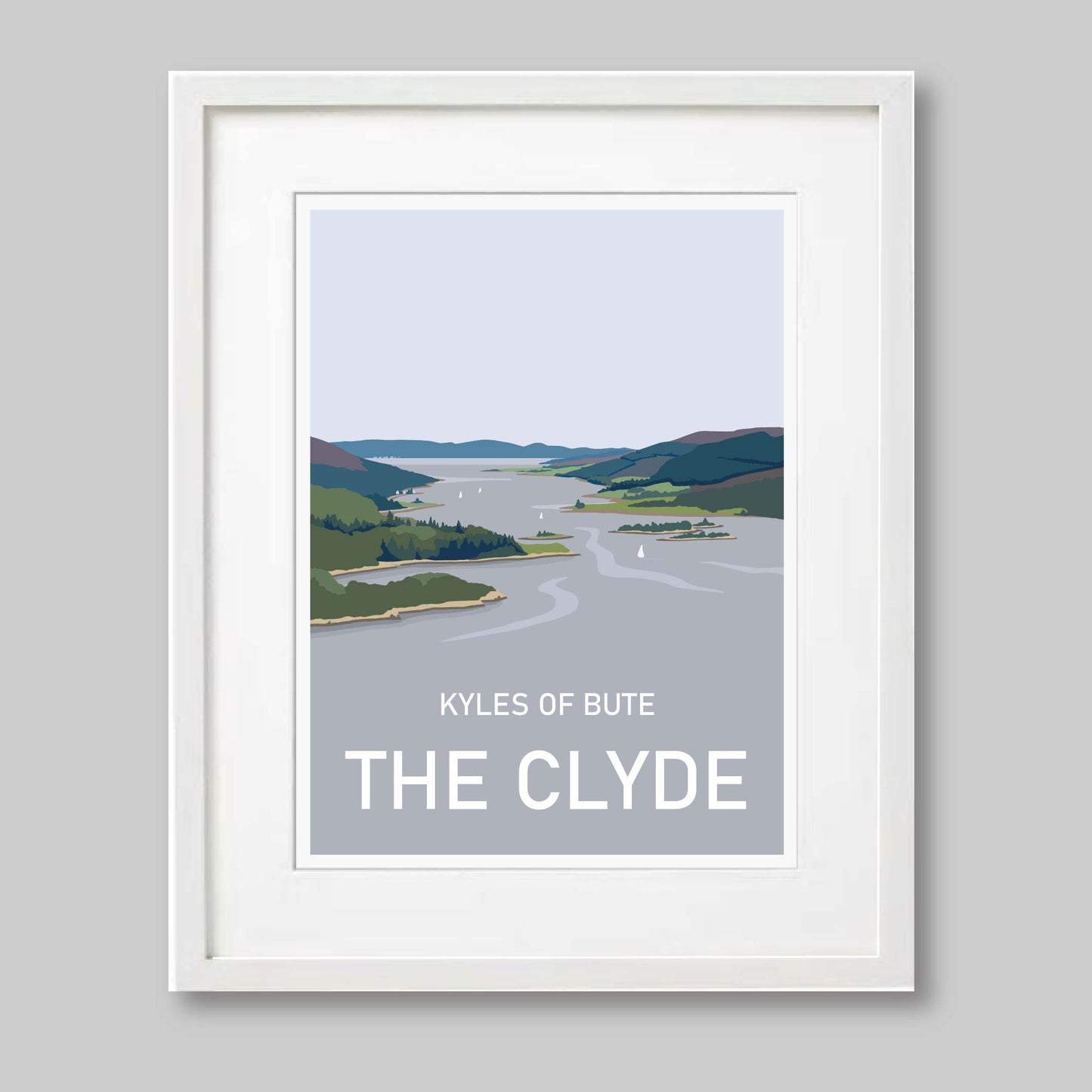 The Clyde, Kyles of Bute Print