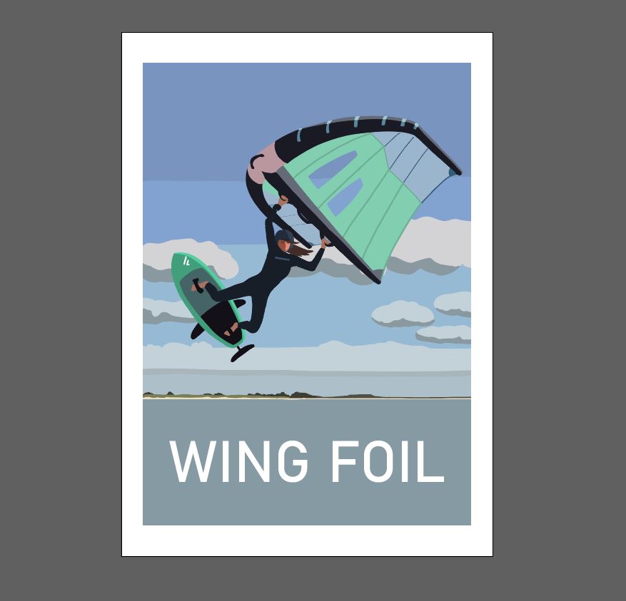 Wing Foil Print (Female)